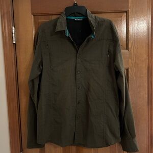 Arc'teryx Olive Casual Button Down Shirt